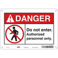 Safety Sign, 7 in Height, 10 in Width, Aluminum, Vertical Rectangle, English, 472N62