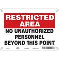 Safety Sign, 7 in Height, 10 in Width, Aluminum, Vertical Rectangle, English, 472W85