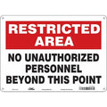 Safety Sign, 10 in Height, 14 in Width, Aluminum, Horizontal Rectangle, English, 472W86
