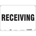 Receiving, 14 in W x 10 in H, Horizontal Rectangle, Polyethylene, 473C51