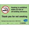 Safety Sign, 7" H, 10" W, Vinyl, Vertical Rectangle, English, 474J04