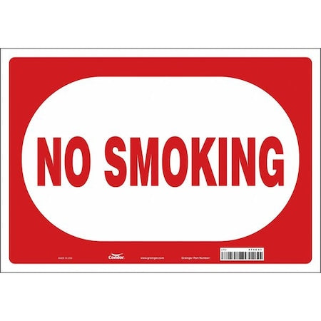 Safety Sign, 10" H, 14 in W, Vinyl, Horizontal Rectangle, English, 474C41