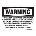 Safety Sign, 10 in Height, 14 in Width, Rectangle