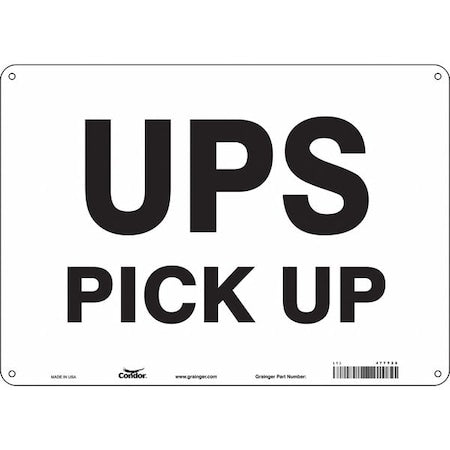 Traffic Sign, 10 in H, 14 in W, Polyethylene, Horizontal Rectangle, English, 477T28