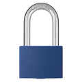Lockout Padlock, Keyed Different, Aluminum, Blue, 1 7/16 in Shackle Height, 1 5/16 in Body Width