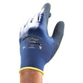 Coated Gloves, Nitrile, Rough, 3/4 dip, 3 Abrasion Level, Blue, XL (10) 1 PR
