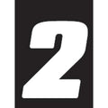 NumberLabel,Vinyl,5-1/2inH,3-7/8inW,PK3