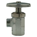 Water Supply Stop,Brass,1/4-Turn,3/8"