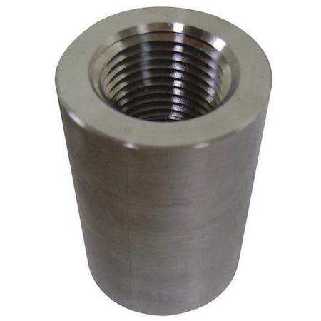 StainlessSteel,Straight,1/2"NPTx1/2"