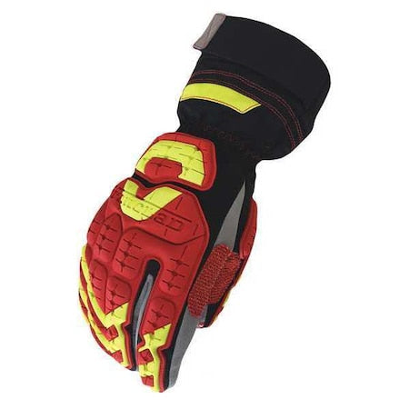 Impact Gloves,S,Red/Black/Gray/Yellow,PR