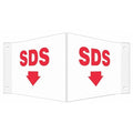 Safety Sign,8 inx18 in,PETG