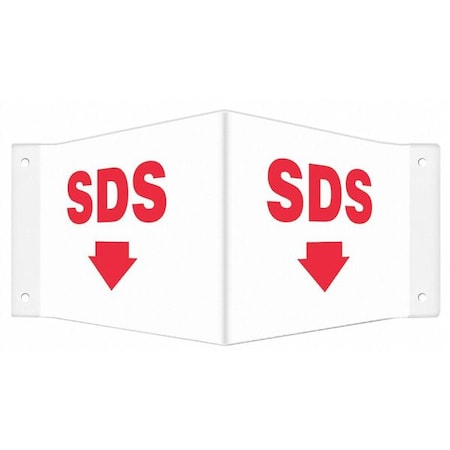 Safety Sign,8 inx18 in,PETG