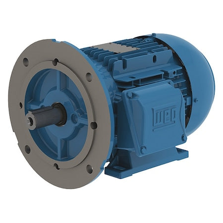 Three-Phase General Purpose Motor, 2 HP, 90L Frame, 460V AC Voltage, 1755 rpm Nameplate RPM