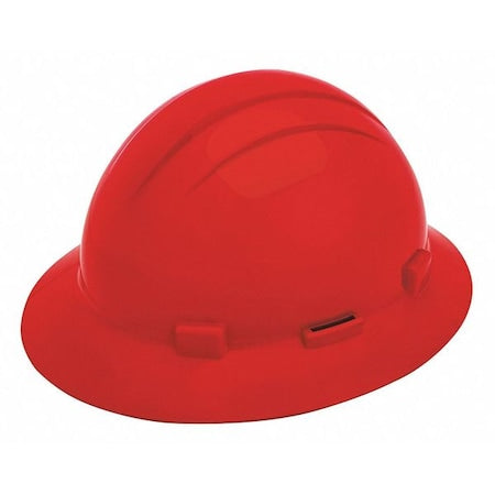 Hard Hat, Americana, Polyethylene, 4 Point Ratchet, Type 1, Class E, Red