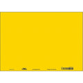 Blank Sign, 14" W, 10" H, No Text, Vinyl, Yellow