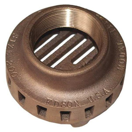 Suction Strainer,2 in. NPT,Bronze