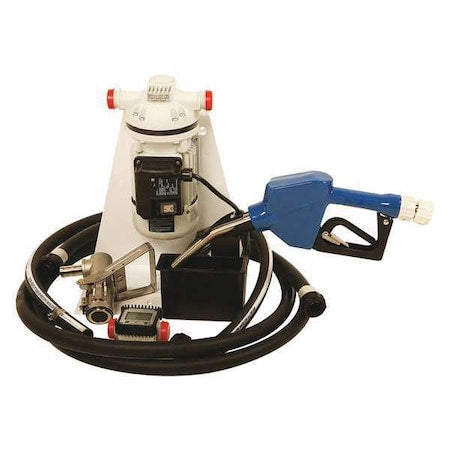 Electric Operated Drum Pump, 115VAC, 8 Max. Flow Rate , 1/10 HP, Polypropylene, 3/4" Inlet