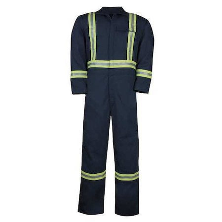 Coverall, 8.7 cal/sq cm ATPV, 2X-Large, 32 in Inseam, Ultrasoft(R), Adjustable Snap (Cuff), Zipper