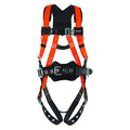 Titan II Full Body Harness, 2XL, 400 lb., Mating Chest/ Tongue Leg Straps, Back, Hips D-Ring