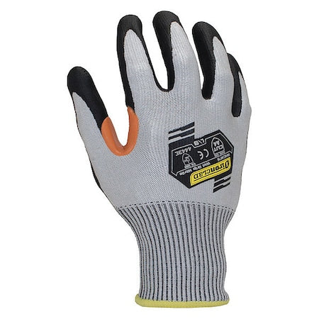 Cut-Resistant Coated Gloves, Cut Level A4 ,Dipped ,Foam Nitrile ,Smooth ,M 1 PR