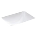 Bathroom Sink 17 5/8 in x 13 1/8 in, 1, Undermount, Vitreous china