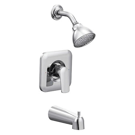 Tub and Shower Trim Kit, Chrome, 2.5 gpm