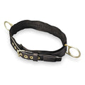 Body Belt, 2 D-Rings, Hips Location, Stainless Steel, Includes Padding: Yes ,XL