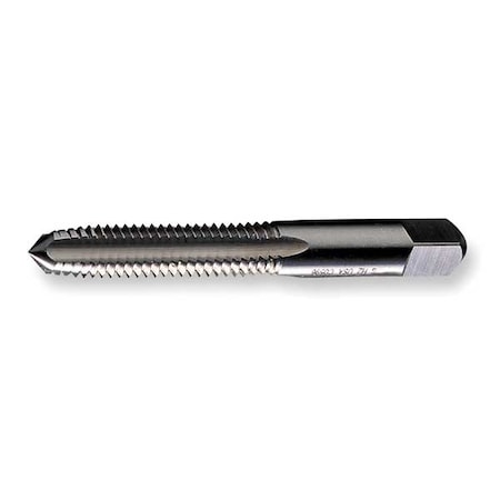 Straight Flute Hand Tap, M12-1.75, Plug, 4 Flutes, Metric Coarse