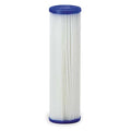 Pleated Filter Cartridge, 10 gpm, 50 Micron, 2-5/8" O.D., 9 3/4 in H