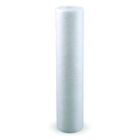 Pentair Pentek 155358-75 String Wound Filter Cartridge, 5 Micron, 4-1/2 in O.D. x 20 in, 20 gpm