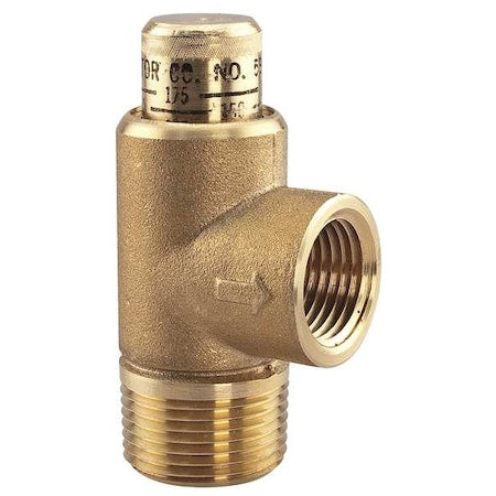 Watts LF530-C Adjustable Relief Valve, 3/4 x 1/2 in, Lead Free