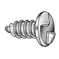 Tamper Resistant Screw, 1-1/4 in, Plain Finish, 18-8 Stainless Steel, Round Head One-Way Drive