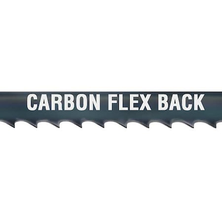 Band Saw Blade, 7 ft. 5-1/2 in L, 1/2" W, 14 TPI, Carbon Steel, 0.025" Thick