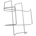 Hard Hat Rack, Vehicle Seat Back Mounting, For 1 Hard Hat, Nickel Plated Steel, Gray