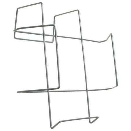 Hard Hat Rack, Vehicle Seat Back Mounting, For 1 Hard Hat, Nickel Plated Steel, Gray