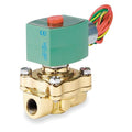 Solenoid Valve, 2-Way, 2-Position, Normally Closed, 3/4 in Pipe Size, 120V AC, High Temperature