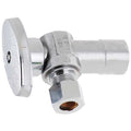 Water Supply Stop,Brass,1/4-Turn,1/2"