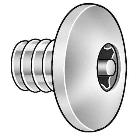 Binding Screw, #10-24 Thd Sz, 18-8 Stainless Steel