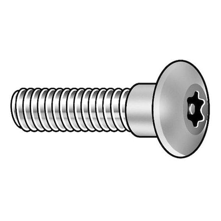 Tamper-Resistant Shoulder Screw, #10-24 Thr Sz, 1/4 in Thr Lg, 1/8 in Shoulder Lg