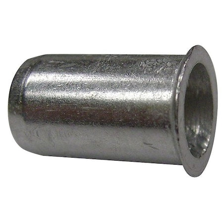 Rivet Nut, 3/8"-16 Thread Size, 0.56 in Flange Dia., 0.674 in L, Steel, 20 PK