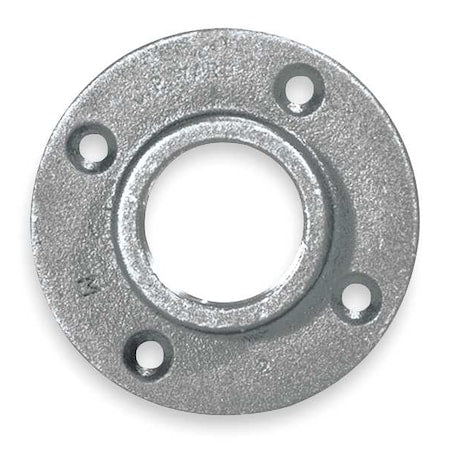 Flange, 2 3/8 in, Thrd, Malleable Iron