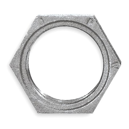 Locknut, Malleable Iron, NPT, 2 in