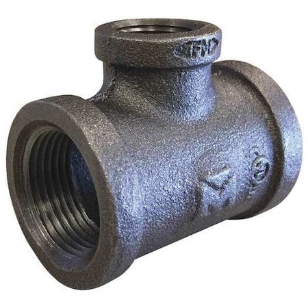 Reducing Tee Reducing Tee, 1" x 1" x 1/2" Pipe, FNPT, Malleable Iron, Class 150