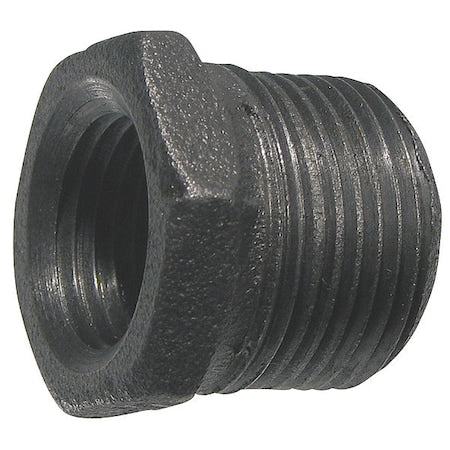 Hex Bushing Hex Bushing, 3" x 1" Pipe, FNPT x MNPT, Malleable Iron, Class 150