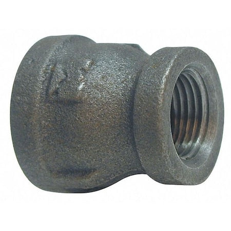Reducer Coupling Reducer, 2" x 1-1/2" Pipe, FNPT, Malleable Iron, Class 150