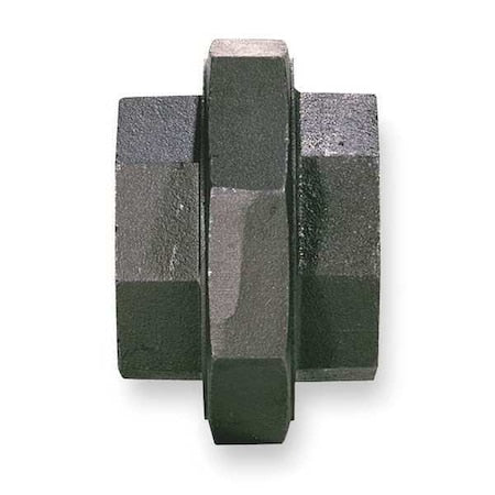Malleable Iron Union, Class 150, 1/2 in x 1/2 in Fitting Pipe Size, Female NPT x Female NPT