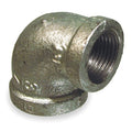 3/4" x 3/8" FNPT Galvanized 90 Degree Reducing Elbow
