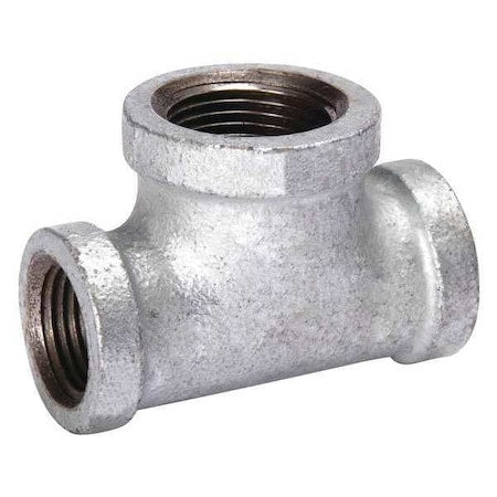 1" x 1" x 1/2" FNPT Galvanized Reducing Tee