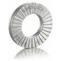 Wedge Lock Washer, For Screw Size #6 Steel, Advanced Corrosion Resistance Finish, 20 PK