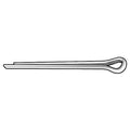 Extended Prong Cotter Pin, 3/8 in Dia, 4 in L, Low Carbon Steel, 50 PK